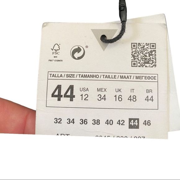 NWT ZARA HI-RISE SPLIT SLIM FIT JEANS BLACK SIZE 12 - Picture 6 of 10